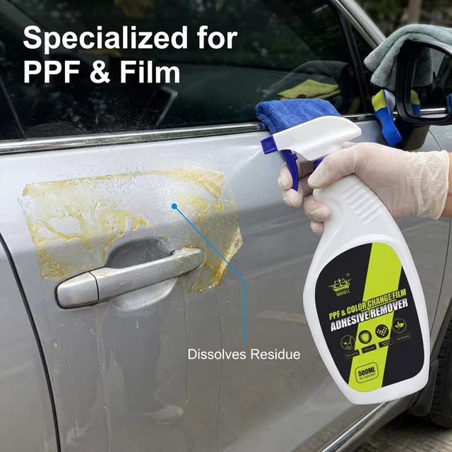 Color Change Film Adhesive Remover Sticker Removal Tape Remover Set Removes Adhesive Remains Stickers Labels Decals Tape Residue