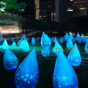 Prix usine Hermétique Transparent Gonflable Flottant <span class=keywords><strong>Bouée</strong></span> Gonflable Goutte D'eau <span class=keywords><strong>Ballon</strong></span> Modèle Avec Lumière pour la Décoration - Product Image 3