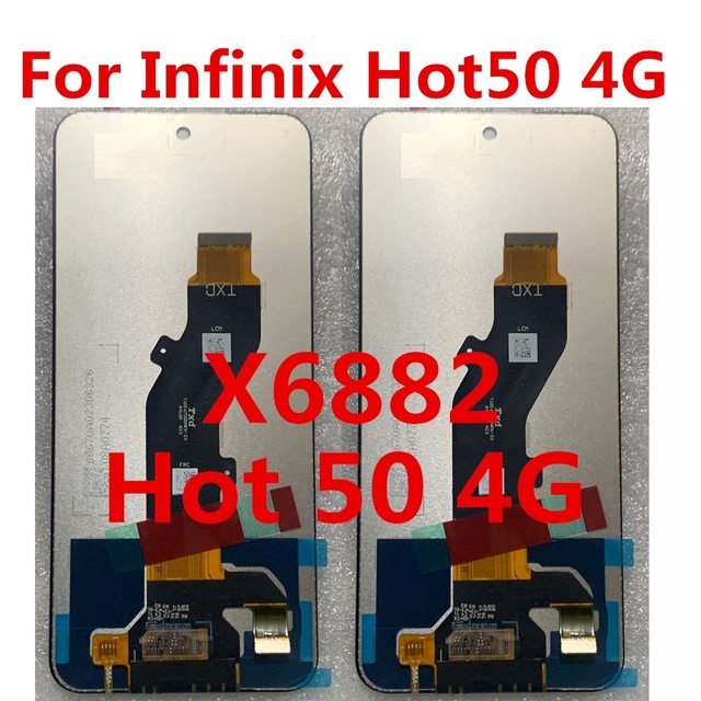 Transsion Infinix X6720 B TFT LCD Touch Screen Replacement Assembly for X6882 6.7" 4G 5G 1-Year Warranty