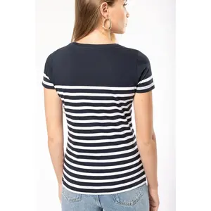 T-shirt Marinaro in Cotone Biologico per Donna, Merchandising Sostenibile - Product Image 2