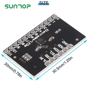 MPR121 Breakout V12 Proximity <strong>Capacitive</strong> <strong>Touch</strong> Sensor <strong>Module</strong> <strong>Keyboard</strong> <strong>Touch</strong> Sensor <strong>Keyboard</strong> Development Board with pin Header - Product Image 2