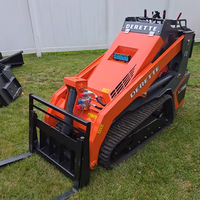 Mini-chargeuse sur chenilles Derette XC1100, chargeuse frontale compacte pour espaces étroits