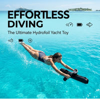 Fournisseur Vérifié : Scooter Sous-Marin Cylindrique Hydrodynamique TwinGrip, Propulseur Submersible pour Yacht
