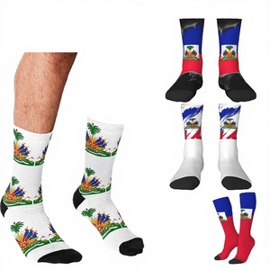 Custom Logo Sublimated Basketball <b>Socks</b> Men's Professional Crew Sports <b>Socks</b> with National Flag Design and Cushioned Performance - Product Image 4