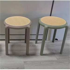 Tabourets colorés nordiques personnalisés à bas prix, chaises de restaurant en plastique à vendre - Product Image 3