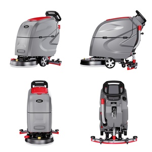 TEBAiS TX50 Hand Push Floor Scrubber Industrial Factory Workshop Shopping Mall Supermarket Property Sweeping Suction <b>Mopping</b> Ind - Product Image 3