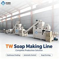 Machine à fabriquer du savon entièrement automatique TAIONTECH TW / Petite ligne de production de savon pour lessive et toilettes à vendre