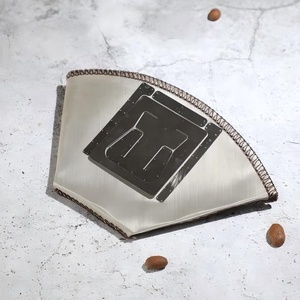 Colador de Café Reutilizable de Acero Inoxidable, Ecológico, Portátil y Duradero, de Grado Alimenticio, sin Papel, con Malla, Tipo <span class=keywords><strong>Cono</strong></span> Colgante - Product Image 1