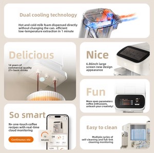 Cafetera Fei Ziyou SF1, Cafetera Totalmente Automática de Infusión en Frío, Molinillo de Café Espresso para Uso Doméstico, Todo en Uno, Acero Inoxidable - Product Image 4