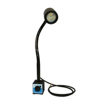 Lampe de travail LED portable ONN-M3M DC24V 370lm col de cygne flexible avec base magnétique lumière blanche froide 6500K CCT corps en aluminium