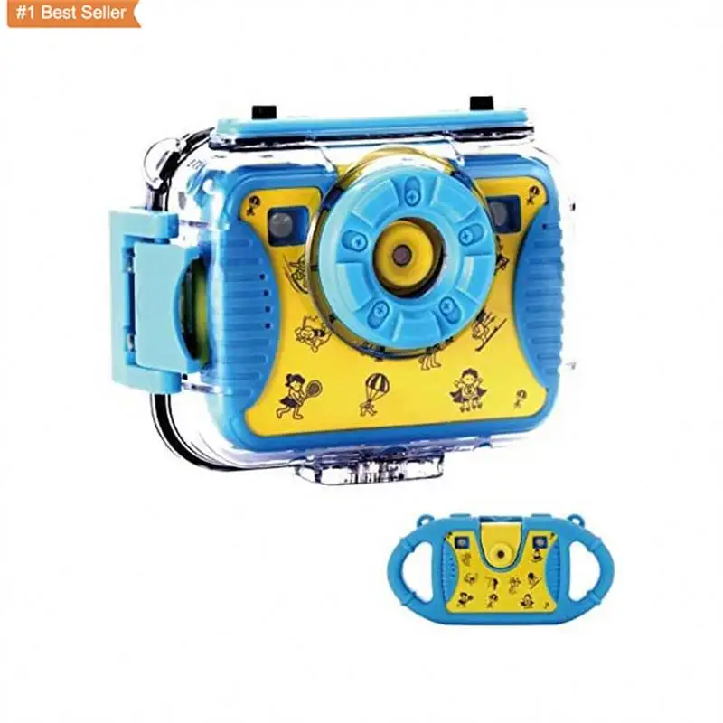 Jumon 2022 Hot Sales Under Water 2.4 Polegada Touchscreen Crianças Brinquedo 1080P Hd Mini Digital Kids Camera Com Puzzle Jogos