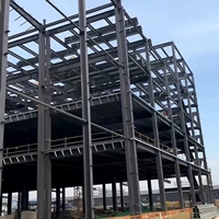 Matériaux de construction d'entrepôts en structure d'acier haute résistance, système de toiture imperméable à ossature en poutres H