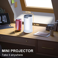 Projecteur de cinéma maison intelligent portable 2025, décodage vidéo, mini projecteur avec double WIFI, HY300 Pro