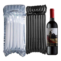 Film de protection écologique en PE PA fabriqué à l'origine, coussin à bulles, colonne à bulles, emballage gonflable personnalisé pour bouteille de vin, sac à air