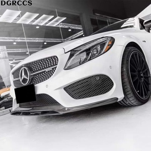 ชุดแต่งสเกิร์ตหน้าคาร์บอนไฟเบอร์ทรง FD สำหรับ W205 ปี 2019-2021 - Product Image 5