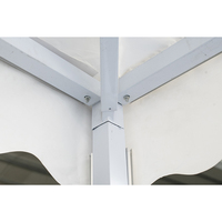 Tente industrielle populaire de 3x3m 4x4m 5x5m à usage intensif pour fête de mariage haute pagode en PVC auvent de jardin