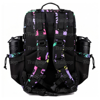 Sac à dos de musculation Trailpop avec logo personnalisé, sangle de ceinture de musculation, porte-chaussures de squat, sac à dos de musculation robuste pour entraînement de force, 48L