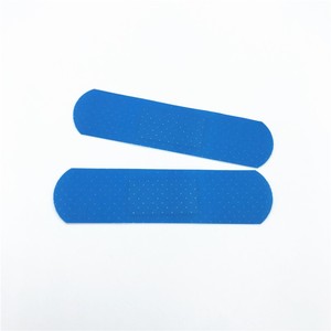 Medical <strong>Blue</strong> Metal Detectable Hypoallergenic Adhesive Wound <strong>Plaster</strong> Bandaid - Product Image 3