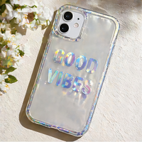 Autocollants personnalisés holographiques irisés en forme de lettres de l'alphabet, décalcomanies laser arc-en-ciel numérotées pour le scrapbooking DIY et la décoration de coques de téléphone
