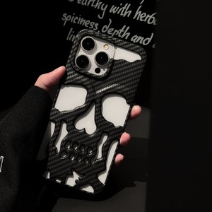 Thời Trang Sợi Carbon Hollow <span class=keywords><strong>Skull</strong></span> Trường Hợp Đối Với <span class=keywords><strong>iPhone</strong></span> 16 15 14 13 12 Mới Nhất Sketon Điện Thoại Di Động Trường Hợp Đối Với <span class=keywords><strong>iPhone</strong></span> 16 Pro - Product Image 5