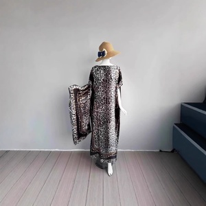 Váy mùa hè kiểu mới 2025, size lớn, dành cho phụ nữ châu Phi, váy dự tiệc, váy dài cho nữ, Abaya Hồi giáo, trang phục dân tộc Hồi giáo - Product Image 4