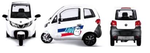 Vehículo de Pasajeros de 3 Ruedas para Personas Mayores, Scooter de Movilidad Cerrado - Product Image 3