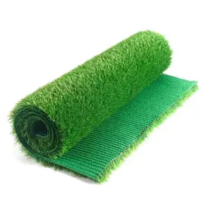 Penggunaan hijau untuk dekorasi tempat bermain 20mm 30mm rumput alami plastik rumput buatan
