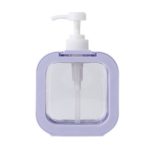 Bouteilles carrées à pompe grande capacité pour shampoing, <span class=keywords><strong>savon</strong></span> <span class=keywords><strong>liquide</strong></span>, <span class=keywords><strong>savon</strong></span> pour le corps, détergent, lessive <span class=keywords><strong>liquide</strong></span>, lotion - Product Image 4