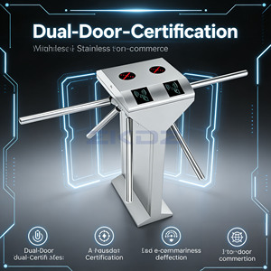 <strong>Security</strong> Pedestrian Gate Card Swipe Entrance Face Recognition Coin Mechanism Tripod Turnstile Gate for Gyms Scenic Area - Product Image 6