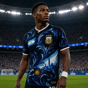 Nueva Camiseta <span class=keywords><strong>de</strong></span> Fútbol <span class=keywords><strong>de</strong></span> <span class=keywords><strong>Argentina</strong></span> 2026, Versión <span class=keywords><strong>para</strong></span> Fanáticos <span class=keywords><strong>de</strong></span> la Selección Nacional, Local y Visitante, Oficial <span class=keywords><strong>de</strong></span> Tailandia, Venta al por Mayor - Product Image 1