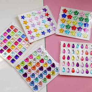 Pegatinas de Cejas DIY, Pegatinas Decorativas de PVC para <span class=keywords><strong>Ojos</strong></span> y Rostro, Diseño de Lágrimas, Diamantes, Maquillaje, Venta Caliente - Product Image 4