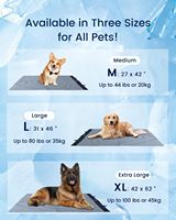 Tapis de refroidissement pour animaux de compagnie imperméable Durable lavable en Machine sans Gel coussin de glace pour animaux de compagnie abaisser la température coussin de refroidissement pour chien de compagnie chat