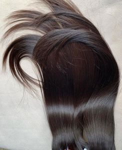 Extensiones de Cabello Humano Virgen Brasileño Natural de 18 Pulgadas, 100% Cabello Humano, Grado 9A, Color Natural, Venta al Por Mayor - Product Image 3