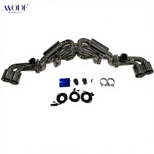 Système d'échappement Catback avec commande électronique des soupapes pour <span class=keywords><strong>Ferrari</strong></span> F430 Spider Cabriolet 4.3L V8 2005-2009 - Product Image 1