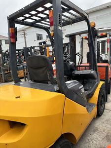 <b>Used</b> Komatsu FD30 FD50 3 Ton Japanese Diesel Forklift 2018 4500mm Lifting Height 4WD Solid Tire 6 Months Warranty Certified Sale - Product Image 2