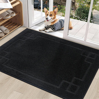 Tapis de bienvenue antidérapant pour trappeur de saleté Tapis de porte à profil bas Tapis absorbants d'entrée intérieure Tapis de porte avant lavable