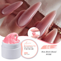 15ML Gel Kuku Keras Anti Lengket untuk Ekstensi Kuku, DIY 3D Carving, Pemodelan Bunga, Auroras, Pembentukan Kuku, Pernis Gel Padat
