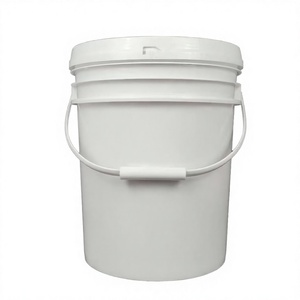 Seau en plastique PP pour scellant à béton, 1-30L, avec couvercle à brosse, conteneur de stockage pour époxy, polyuréthane, apprêt et scellant pour sols - Product Image 2