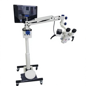 Microscope chirurgical binoculaire portable avec source de lumière LED, système de microscope médical monté sur support pour salle d'opération - Product Image 2