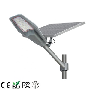 Lampadaire solaire LED à montage sur poteau, économie d'énergie, 400W, batterie LiFePO4 60Ah, IP67, pour route - Product Image 1