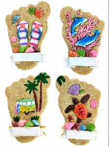 Décoration de plage personnalisée en résine, souvenirs de plage, décoration intérieure, aimant de réfrigérateur personnalisé - Product Image 2