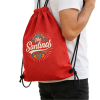 Sac à dos personnalisé en coton, pliable, doux, lavable, écologique, réutilisable, à cordon, pour l'école, l'extérieur et le bricolage, vente en gros à bas prix