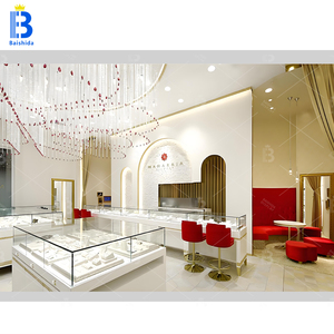 Tùy Chỉnh Thiết Kế Đồ Trang Sức Cửa Hàng Đồ Trang Sức Bằng Gỗ Cửa Hàng Hiển Thị Showcase Hiển Thị Tủ Kính Truy Cập Trang Sức Showcase Đảo - Product Image 4