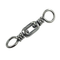 Mousqueton pivotant en acier inoxydable de haute qualité pour la pêche en eau salée au gros gibier, type allemand
