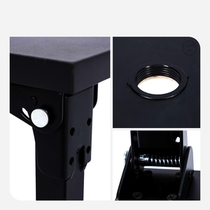 Matériel de bondage pour <span class=keywords><strong>Femdom</strong></span> : Tabouret de culte pour Reine Dominatrice, Outil d'entraînement pour jeux de soumission, Pédale pliable - Product Image 4