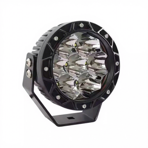 Nouveau projecteur de travail LED 5 pouces de haute qualité 35W 9-32V pour Jeep et camion, feux de conduite LED auto en aluminium blanc/ambre - Product Image 1