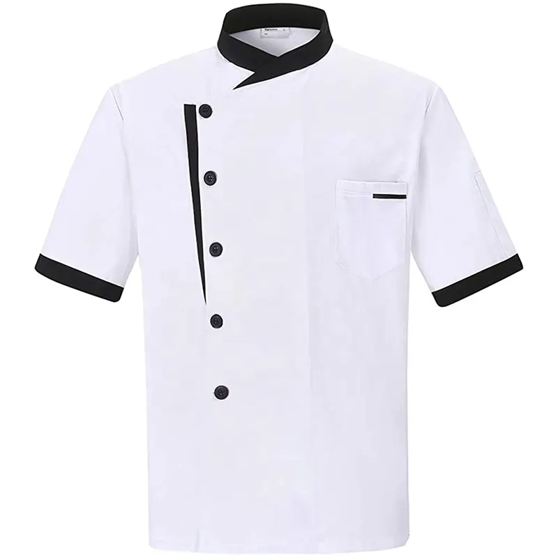 All'ingrosso unisex hotel chef giacca logo personalizzato ristorante uniforme uomini e donne cameriere hotel abbigliamento