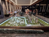 Modèle d'architecture Conception de modèle 3D de haute qualité utilisant pour l'affichage de planification Mnuicipal