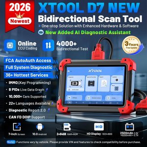 Outil de diagnostic automobile Android Xtool D7, machine de programmation de diagnostic de véhicule, purge du liquide de refroidissement, 36+ fonctions, écran 7 pouces FCA - Product Image 2