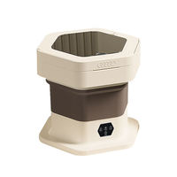 Lave-linge portable pliable 8L, lave-linge automatique compact pour les voyages, le camping, les dortoirs et les petits appartements